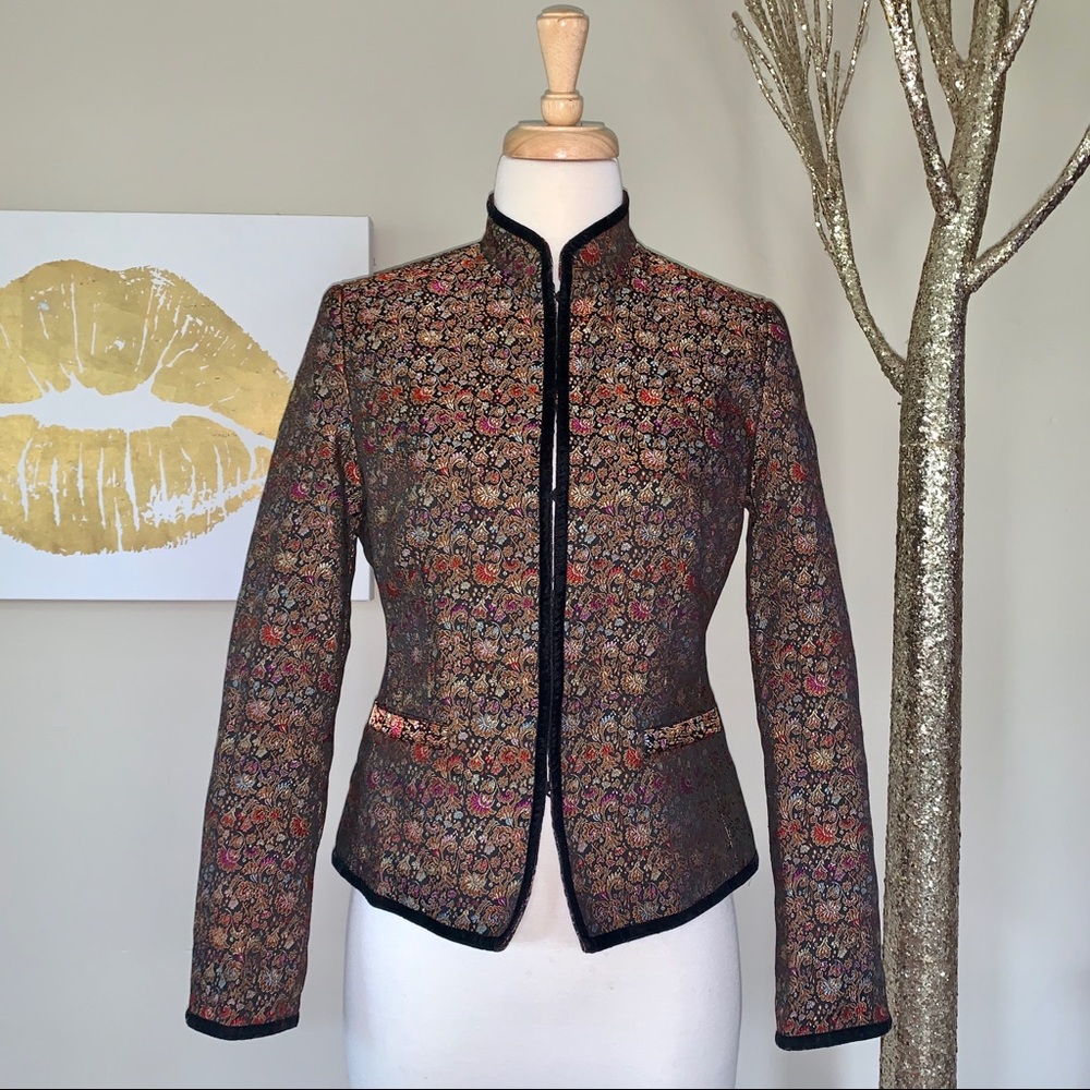 COPY - WD • NY Floral Printed Jacket Petite 6